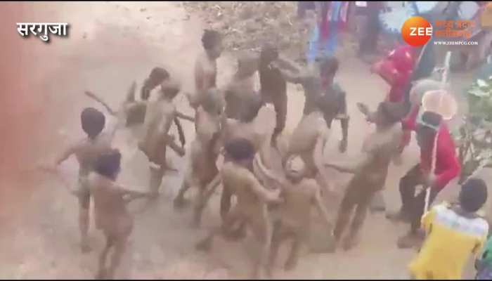 manjhi community welcome wedding processions mud dance in marriage funny viral video mpap