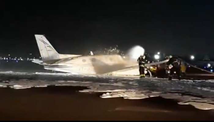 टेकऑफ करते ही विमान का पहिया हुआ अलग, एयर एंबुलेंस की मुंबई में हैरतंगेज लैंडिंग