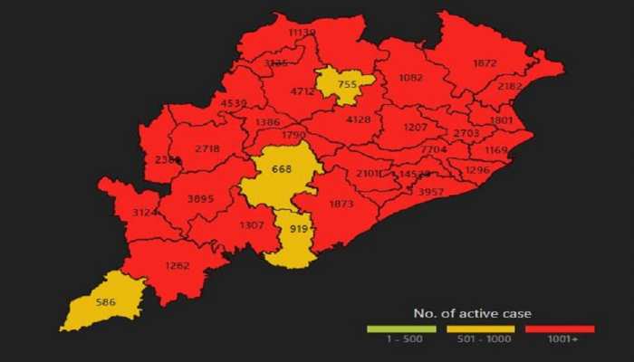 Red Zoneରେ ୨୬ ଜିଲ୍ଲା: ପଞ୍ଚମ ଦିନରେ ବି ୧୦୦୦୦ ଟପିଲା କୋରୋନା ମାମଲା Red Zoneରେ ୨୬ ଜିଲ୍ଲା: ପଞ୍ଚମ ଦିନରେ ବି ୧୦୦୦୦ ଟପିଲା କୋରୋନା ମାମଲା