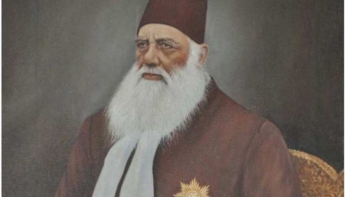 What was the view of Aligarh Muslim University founder Sir Syed Ahmad Khan  about women education of Muslim community . | AMU के बानी सर सैयद अहमद खां  का लड़कियों की तालीम