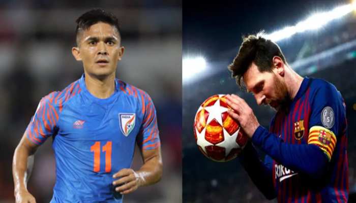 Sunil Chhetri का बड़ा खुलासा, दुखी होने पर देखते हैं Lionel Messi के वीडियो Sunil Chhetri का बड़ा खुलासा, दुखी होने पर देखते हैं Lionel Messi के वीडियो