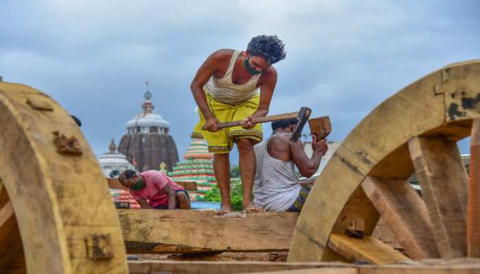 ସ୍ନାନଯାତ୍ରା ପୂର୍ବରୁ ଉଠିବ ତିନି ରଥର ଚାରିନାହାକା, ଚାଲିଛି ଜୋରସୋରରେ ନିର୍ମାଣ କାର୍ଯ୍ୟ ସ୍ନାନଯାତ୍ରା ପୂର୍ବରୁ ଉଠିବ ତିନି ରଥର ଚାରିନାହାକା, ଚାଲିଛି ଜୋରସୋରରେ ନିର୍ମାଣ କାର୍ଯ୍ୟ