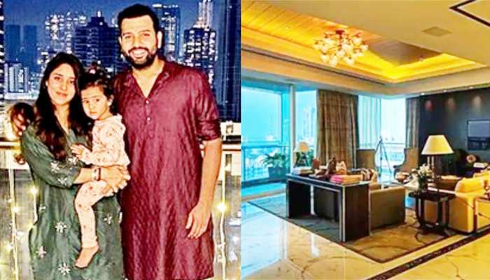 करोड़ों के इस आलीशान घर में रहते हैं Rohit Sharma, देखिए घर की एक-एक Inside Photos करोड़ों के इस आलीशान घर में रहते हैं Rohit Sharma, देखिए घर की एक-एक Inside Photos