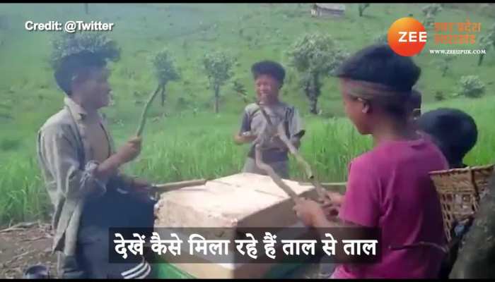 boys playing drum with a thermocol box video gone viral on social media uppm