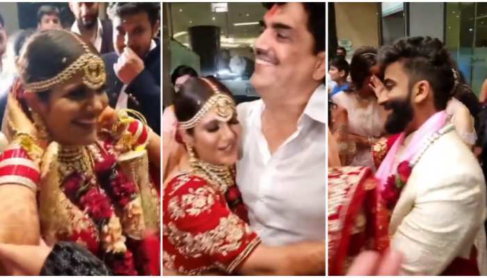 viral video of bride vidai funny video wedding video watch trending instagram reels video | Viral Video: शादी के बाद देखने लायक है दुल्हन का चेहरा, हंसते-हंसते घरवालों ने किया विदा | viral video of bride vidai funny video wedding video watch trending instagram reels video | Viral Video: शादी के बाद देखने लायक है दुल्हन का चेहरा, हंसते-हंसते घरवालों ने किया विदा |