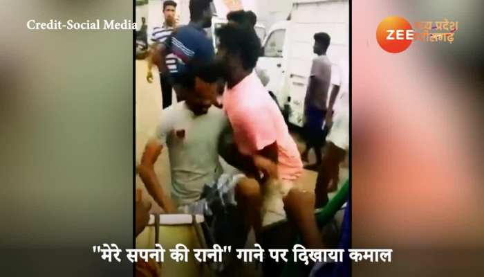 viral video young man did very funny dance mere sapno kr rani song mpap