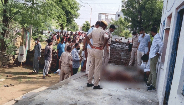 Bhilwara Woman Sleeping With 8 Year Old Granddaughter Murdered With Sharp Weapon Bhilwara 8 स ल क न त न क स थ स रह मह ल क ध रद र हथ य र स हत य फ ल दहशत Hindi News अजम र