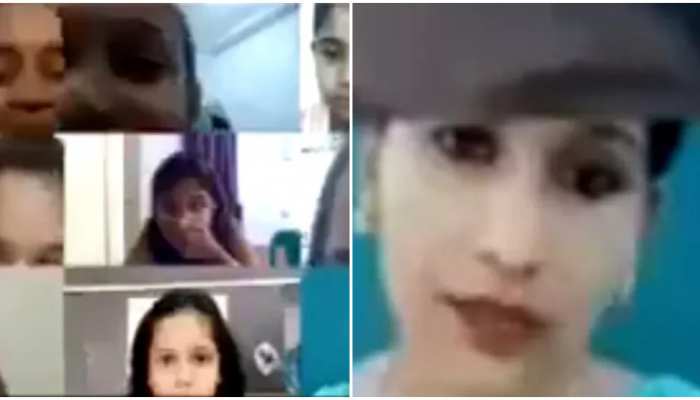 viral video of online class student praising teacher makeup watch funny  video trending | Viral Video: Online Class में बच्ची ने लिए टीचर के मजे,  मेकअप के बारे में कही ये बात |