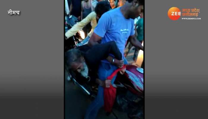Sadhu brutally beaten on road accused of breaking God statue video mpsn