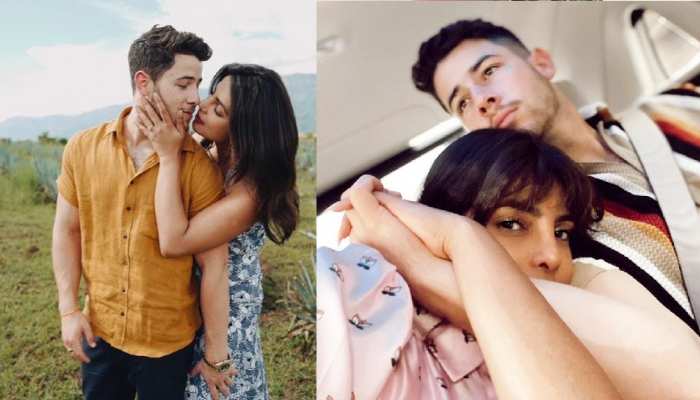 Priyanka Chopra shares cozy photos with husband nick jonas looks as if  about to kiss | Priyanka Chopra ने पति Nick Jonas के साथ शेयर की कोजी  Photo, बेहद करीब आकर हुए