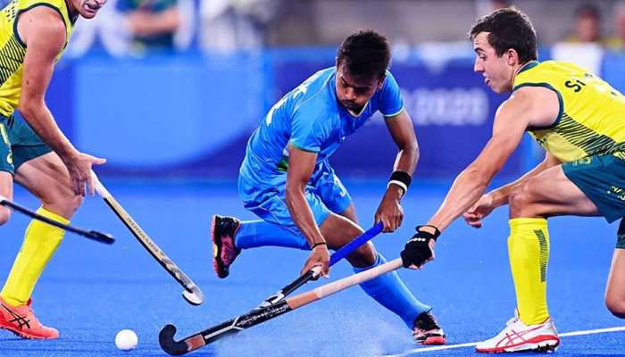 Indian men's hockey team faced a severe loss 1-7 against Australia