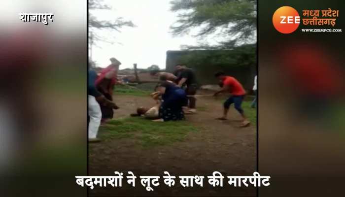 shajapur gangwar video badmasho ne ki pitai video mpas