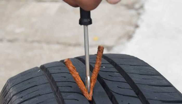 Worried about tire puncture? So put a tubeless tire, if it is punctured,  fix it in minutes | टायर के पंक्चर होने से हैं परेशान? तो लगाएं ट्यूबलेस  टायर, पंक्चर होने पर