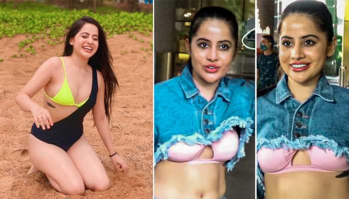 urfi javed big statement over bra flaunt look at airport | ब्रा दिखने वाले  लुक पर बोलीं Urfi Javed, पब्लिसिटी चाहिए होती तो बिना कपड़ों के जाती |  Hindi News, Zee Salaam एंटरटेनमेंट