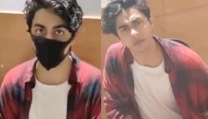 Shah Rukh khan son Aryan Khan photo video from NCB office during Probe viral | NCB की पूछताछ के दौरान ऐसा हुआ Shah Rukh Khan के बेटे Aryan Khan हाल, वीडियो में