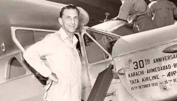 indian first Commercial flight AND JRD TATA Know its history 