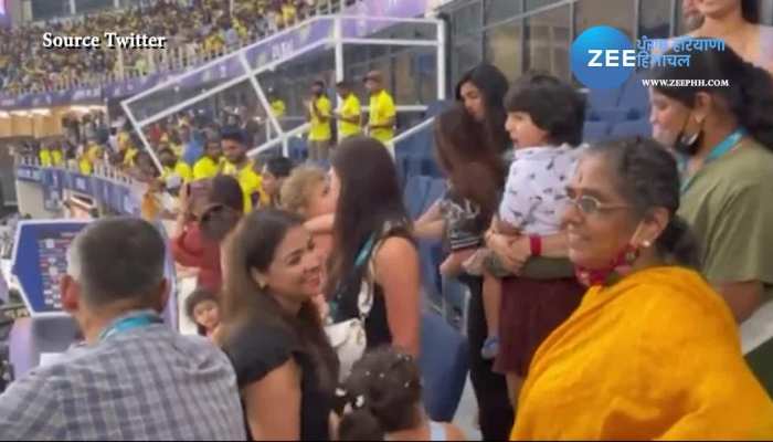 Sakshi Dhoni started dancing her husband victory video went viral