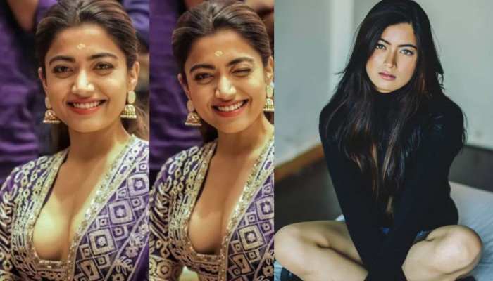 Rashmika Mandanna Oops moment video and photos viral on social media | बहुत छोटी ड्रेस पहन इवेंट में पहुंचीं रश्मिका मंदाना, कैमरे में कैद हो गया Oops Moment | Hindi News, रीजनल सिनेमा