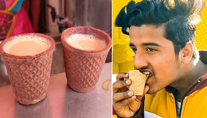 People also eat cups with tea at this shop knowing the reason you will also  reach drinking | इस दुकान पर पहले पी जाती है चाय, उसके बाद खाया जाता है कप!  |