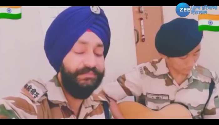 ਸਰਹੱਦਾਂ ਦੇ ਰਖਵਾਲਿਆਂ ਨੇ ਗੀਤ ਗਾ ਕੇ ਬਿਆਨ ਕੀਤਾ ਦੇਸ਼ ਭਗਤੀ ਦਾ ਜਜ਼ਬਾ