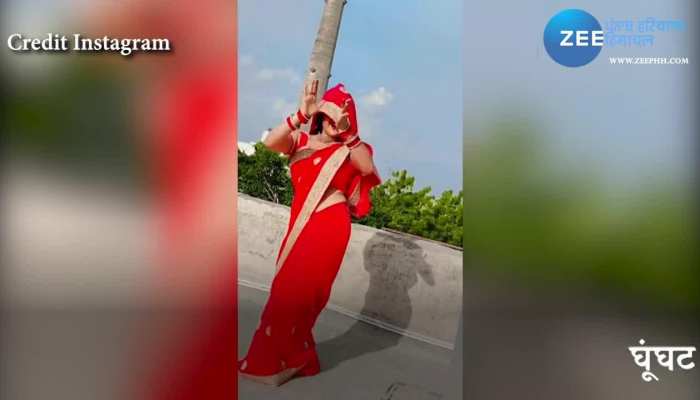 घूंघट में भाभी ने जमकर लगाए ठुमके, VIDEO VIRAL