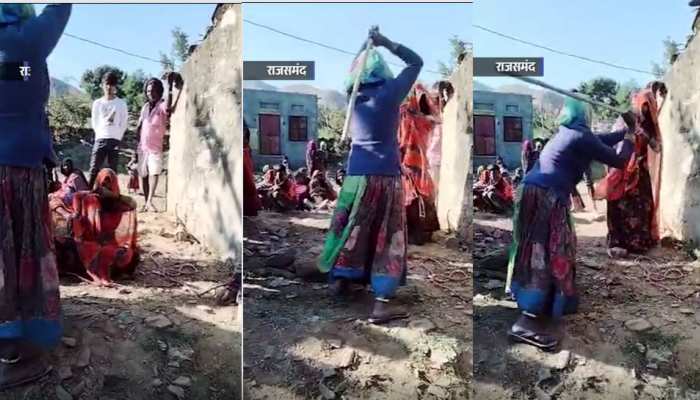 राजस्थान में तालिबानी सजा, पति-पत्नी को रस्सियों से बांध घंटों तक डंडों से पीटा