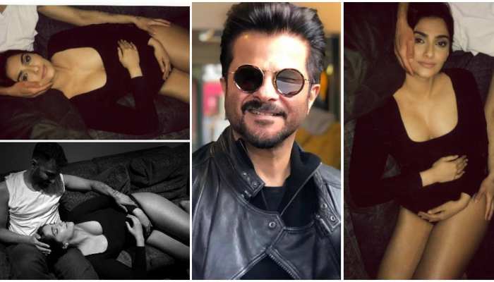 anil kapoor reaction on daughter sonam kapoor private baby bump photos with husband anand ahuja | पति आनंद संग सोनम कपूर की बेबी बंप तस्वीरों पर पापा अनिल कपूर ने दिया ऐसा