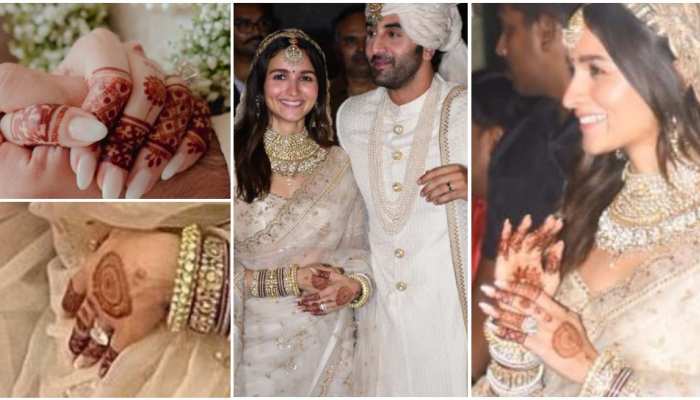 Alia Bhatt shows off her majestic engagement ring in wedding photos | Hindi  Movie News - Times of India