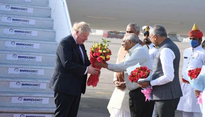 गुजरात से भारत यात्रा शुरू करने वाले पहले ब्रिटिश PM बने बोरिस जॉनसन