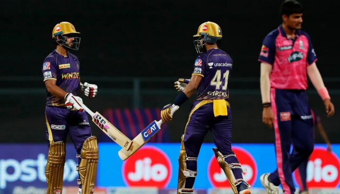 IPL 2022 KKR vs RR match Kolkata Knight Riders vs Rajasthan Royals 47th  Match live cricket score|IPL 2022: नीतीश राणा की तूफानी पारी, कोलकाता ने  राजस्थान को 7 विकेट से दी पटखनी|