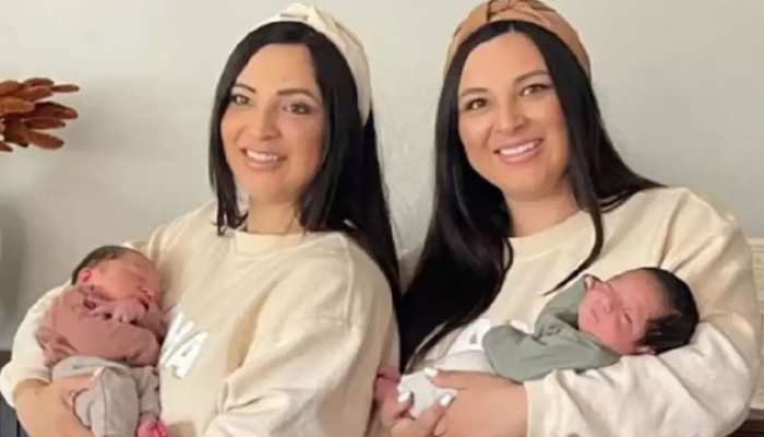 जुड़वां बहनों ने एक ही दिन एक जैसे बेटों को दिया जन्म, एक ही अस्पताल में साथ बनी मां