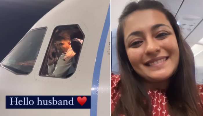 IndiGo पायलट ने अपनी पत्नी को प्लेन में दिया ऐसा सरप्राइज, Video देख लोग बोले- वाह
