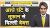 DNA with Sudhir Chaudhary: सिस्टम के आगे कब तक बेबस दिल्ली? 30 मिनट की बारिश से राजधानी 'पानी-पानी'