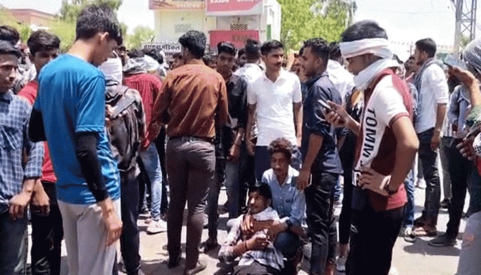 Protest against Agneepath scheme in Deedwana| डीडवाना में अग्निपथ योजना को  लेकर हुआ विरोध प्रदर्शन | Hindi News, nagaur