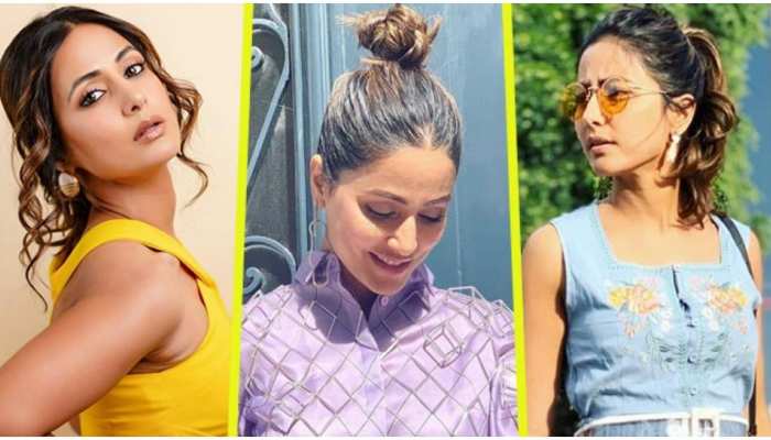 hair style tips follow these hairstyles of Hina Khan to look stylish in  summer | Hair Style Tips: गर्मियों में दिखना है स्टाइलिश, तो फॉलो करें Hina  khan के ये हेयरस्टाइल |