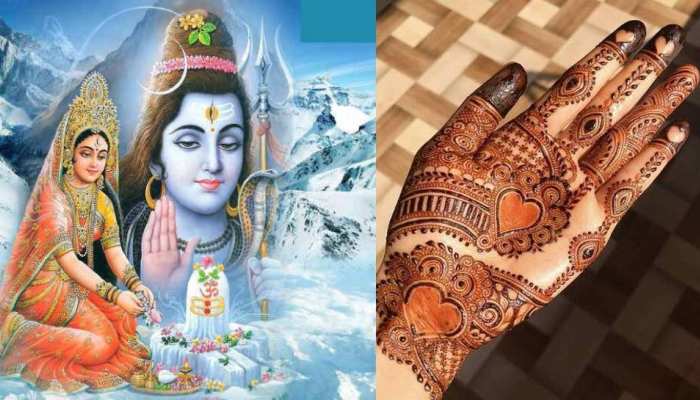 Sawan 2023 Mehndi Designs : श्रावणामध्ये या सुंदर मेहंदी डिझाईन्सने सजवा  तुमचे हात