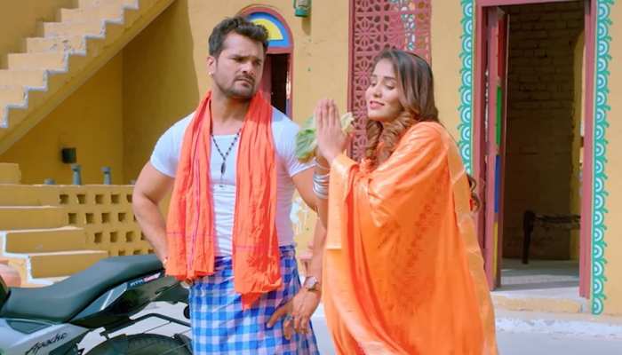 Khesari Lal Yadav New Saawan Bhojpuri Song 2022 Leke Chali Apachi Se Goes  Viral SPUP | खेसारी लाल यादव का नया सावन स्पेशल सॉग "लेके चलीं अपाची से"  रिलीज, जोया खान इस