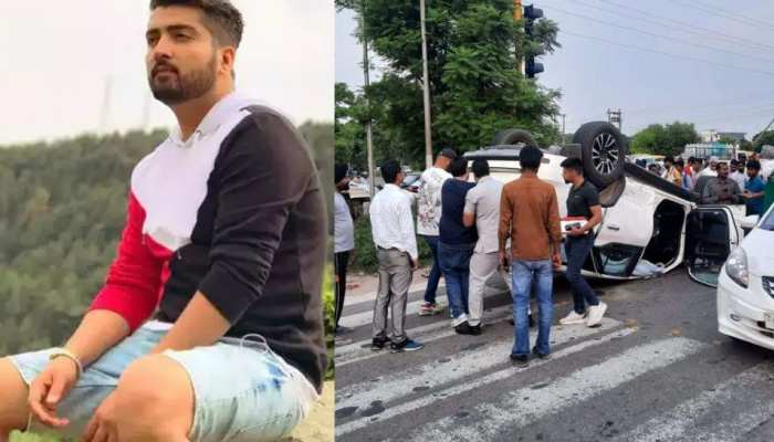 Lyricist Jaani car going at high speed suddenly overturned had to be admitted to the hospital | Jaani Car Accident: तेज रफ्तार में जा रही जानी की गाड़ी अचानक पलटी, अस्पताल में