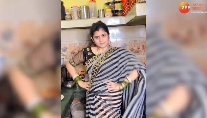 खेसारी लाल यादव के भोजपुरी गाने पर देसी भाभी ने किचन में मटकाई जमकर कमर, वीडियो मचा रहा धमाल