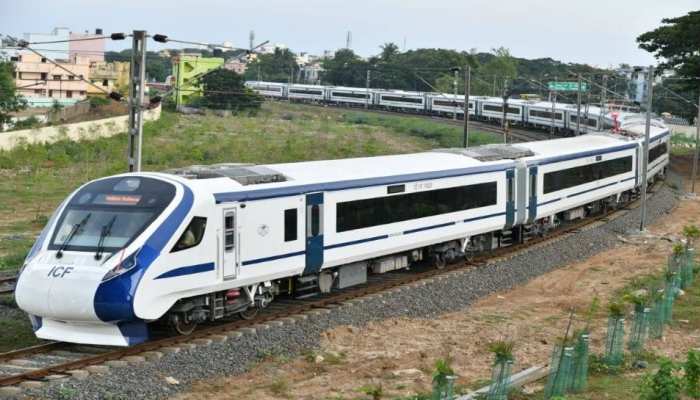 vande bharat update: Third Vande Bharat Train Reaches Stabling Line in  Chandigarh for Speed Trial see details | इंतजार खत्म, नई Vande Bharat का ट्रायल  शुरू, कब पहुंचेगी आपके शहर? | Hindi