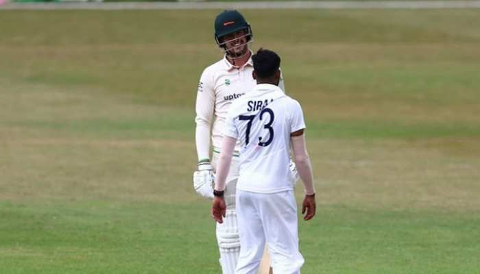 Mohammed siraj in debut in county cricket not included in indian