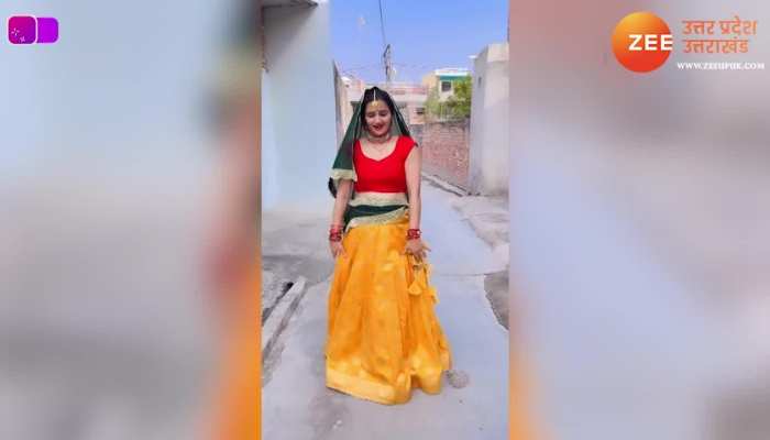 Haryanvi Dance Ka Video: 'शरारा तेरा रेड रंग का' हरियाणवी गाने पर ट्रेडिशनल ड्रेस में भाभी ने मचाया धमाल 