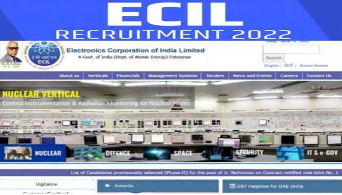 ECIL Recruitment 2022: ITI  कैंडिडेट्स के लिए नौकरी का शानदार मौका, ऐसे करें आवेदन