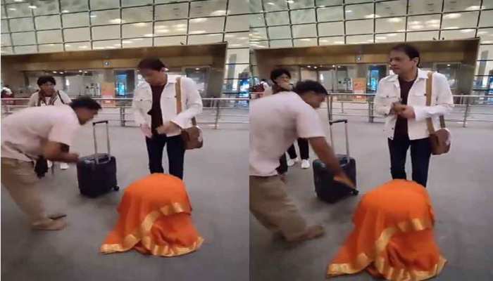 एयरपोर्ट पहुंचे अरुण गोविल को देखते ही नतमस्तक हो गई एक महिला, प्रभु समझ छूए चरण!