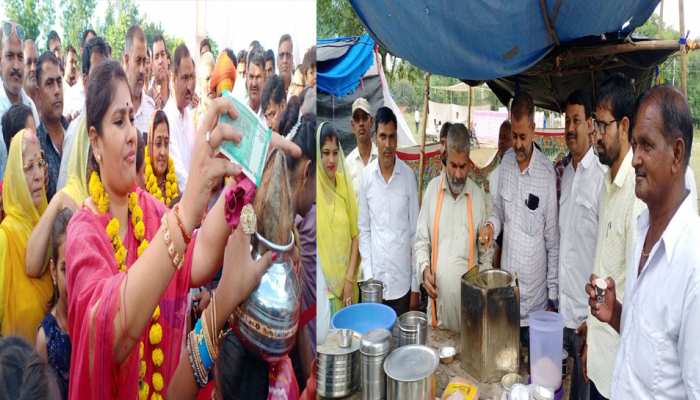 Rajsamand: कुंवारिया मेला शुरू, विधायक ने किया शुभारंभ तो जिलाध्यक्ष ने बनाई चाय