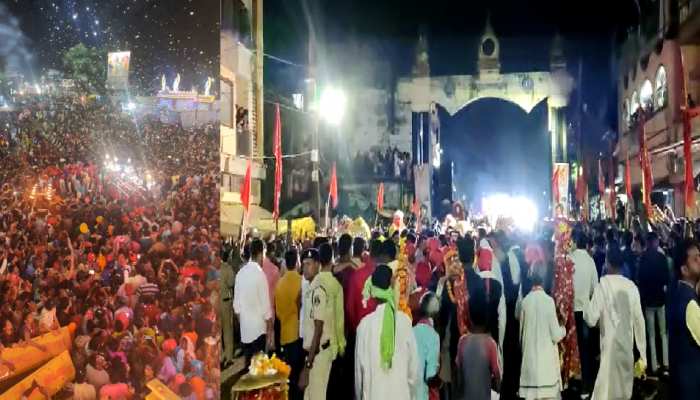 विश्व प्रसिद्ध दशहरे में हुआ मावली देवी का परघाव,देखने के लिए आस्था का उमड़ा जनसैलाब