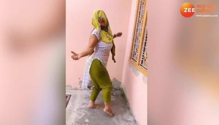 हरे रंग के फिटिंग सूट में हरियाणवी भाभी ने चूड़ीदार सूट में किया डांस, Viral video