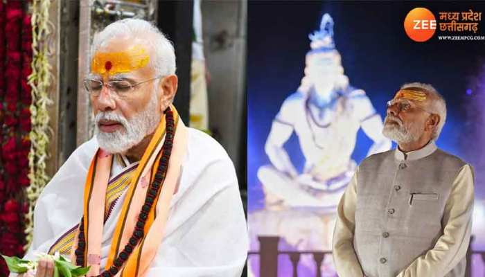 जब गर्भगृह में शिव के दर पर पहुंचे PM मोदी, ऐसे की महाकाल की पूजा, देखिए तस्वीरें