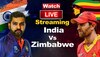 IND vs ZIM Live Streaming: बिना पैसा खर्च किये देखें भारत-जिम्बाब्वे का मैच