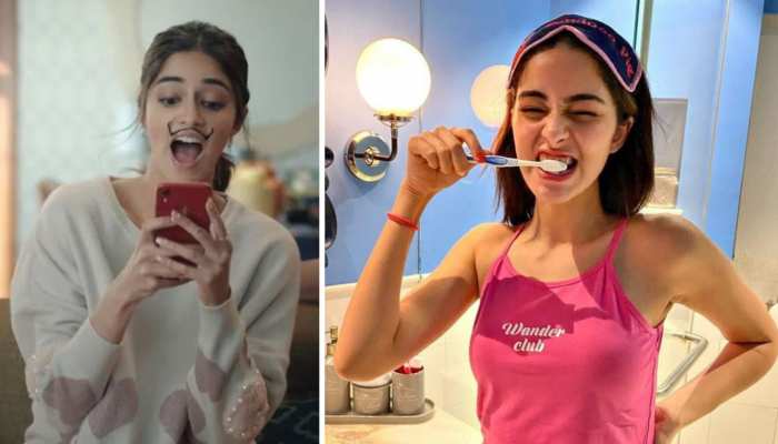 Ananya Panday ने की नो फिल्टर सेल्फी शेयर, ट्रोलर्स बोले - &#039;पांडे छी टुथपेस्ट तो कर लेतीं&#039;